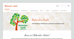 Desktop Screenshot of ilmarihelanderinvanhustensaatio.fi